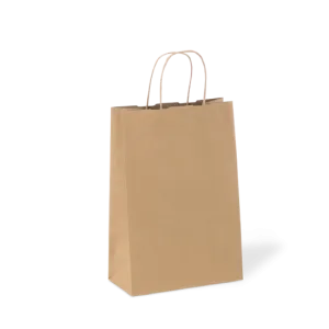 #16 Kraft Paper Carry Bag Twist Handle-355x240x120mm-200-Case