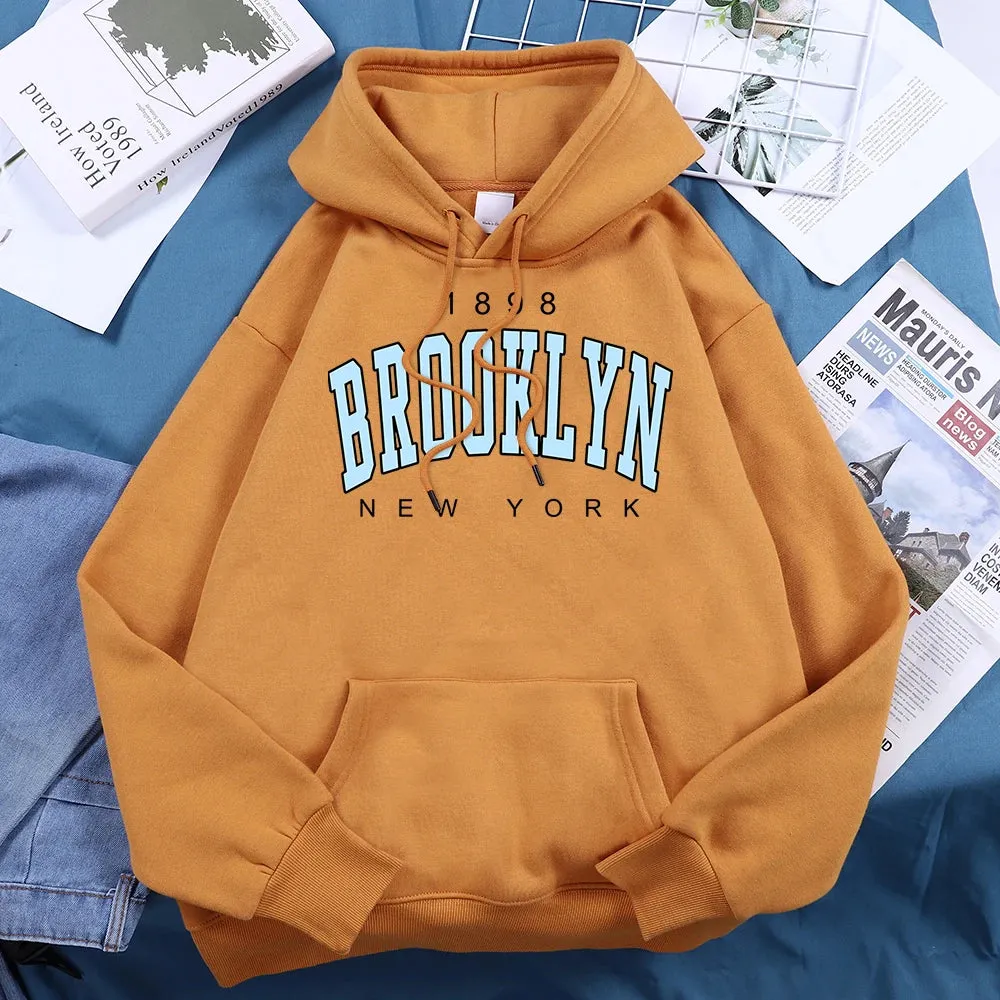 1898 Brooklyn New York Hoodie – Comfort Sweatshirts