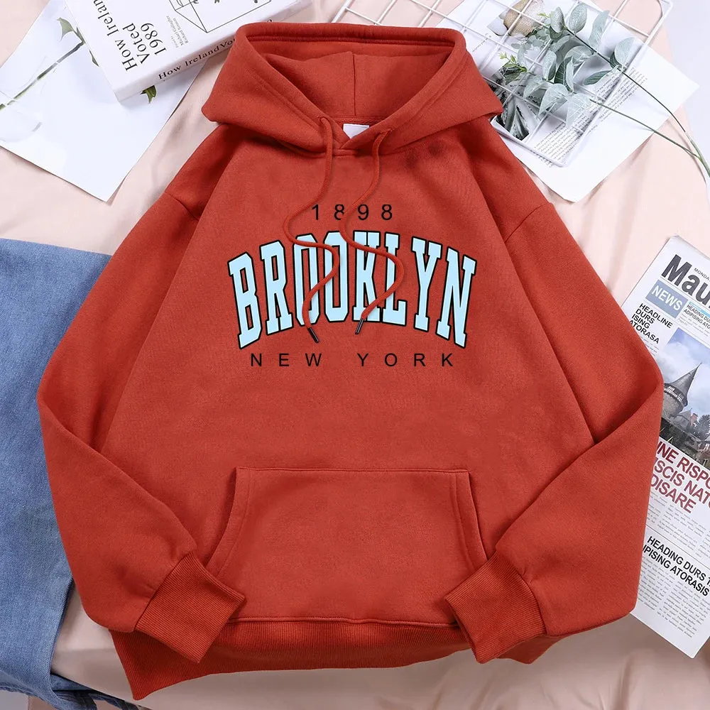 1898 Brooklyn New York Hoodie – Comfort Sweatshirts