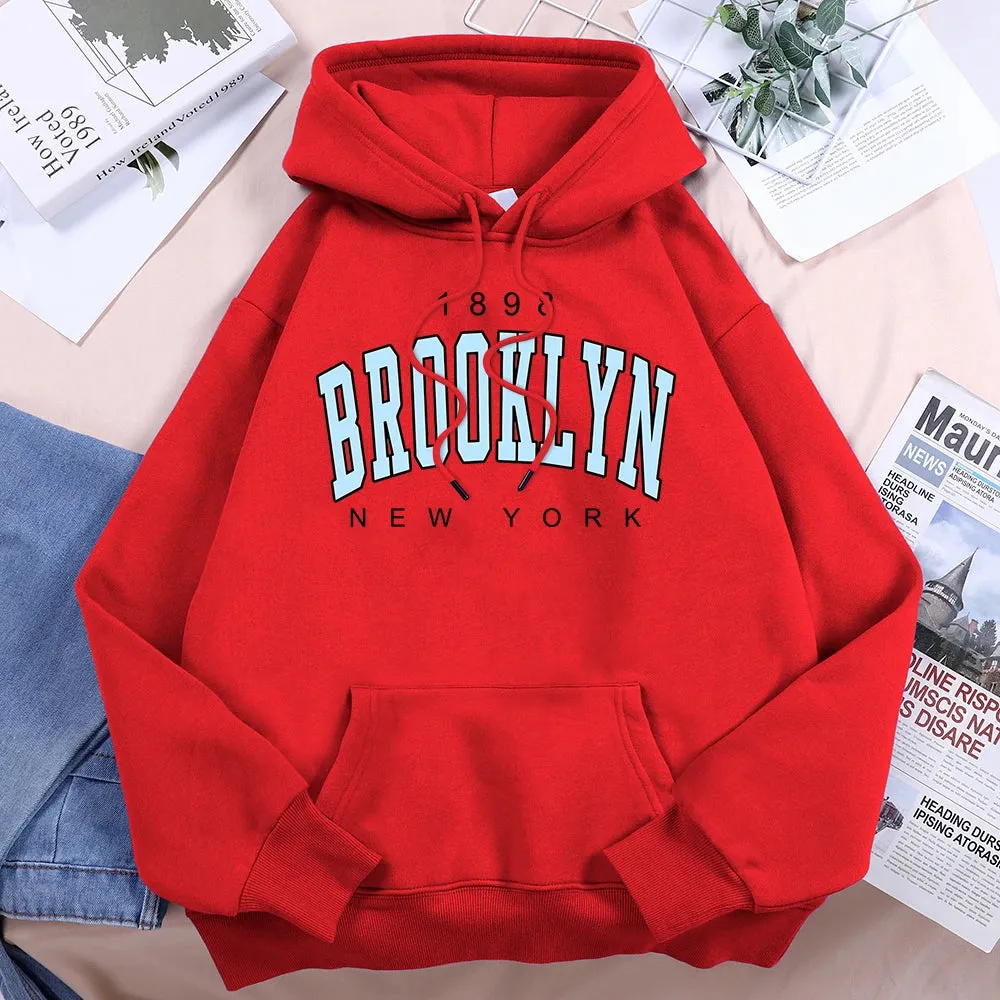 1898 Brooklyn New York Hoodie – Comfort Sweatshirts
