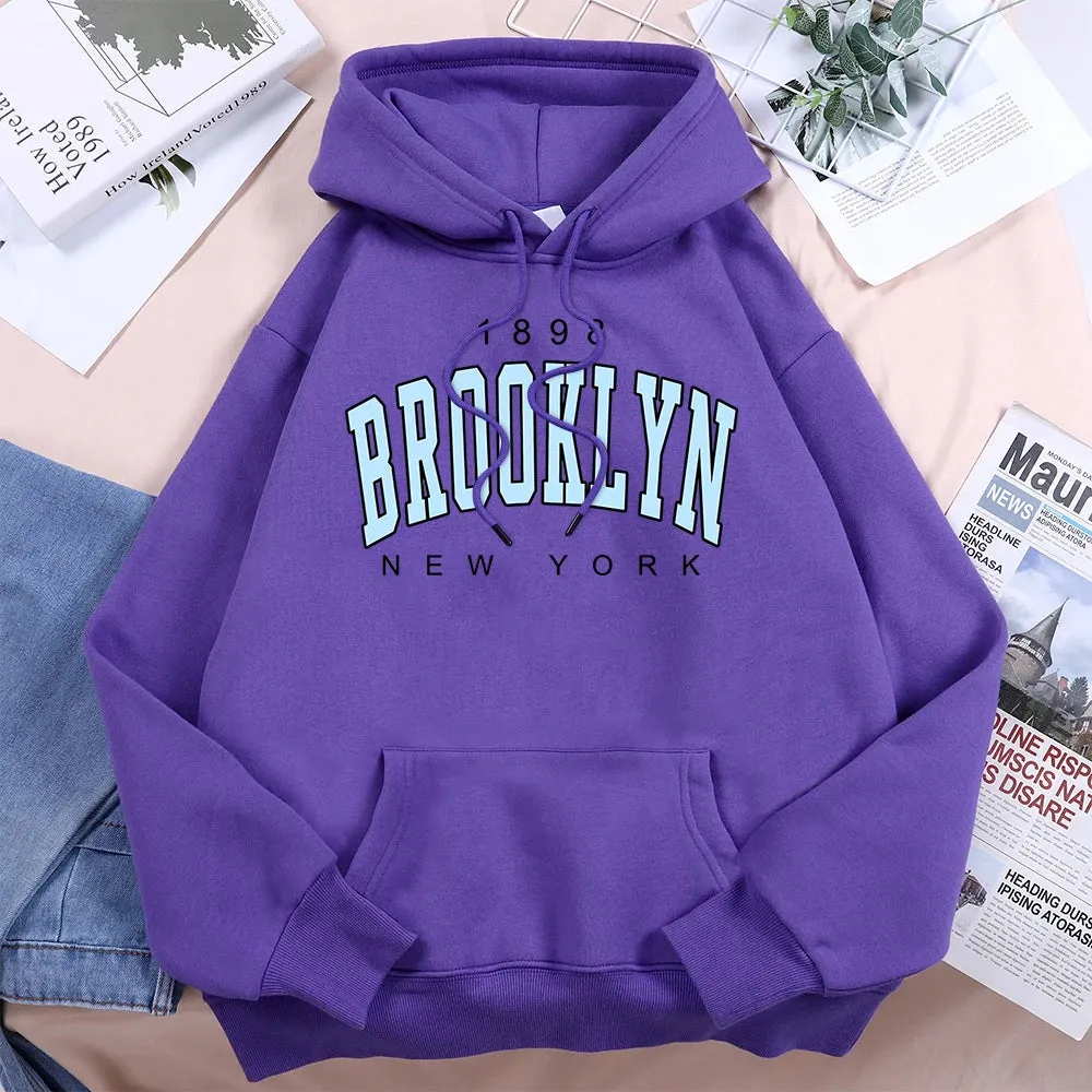 1898 Brooklyn New York Hoodie – Comfort Sweatshirts