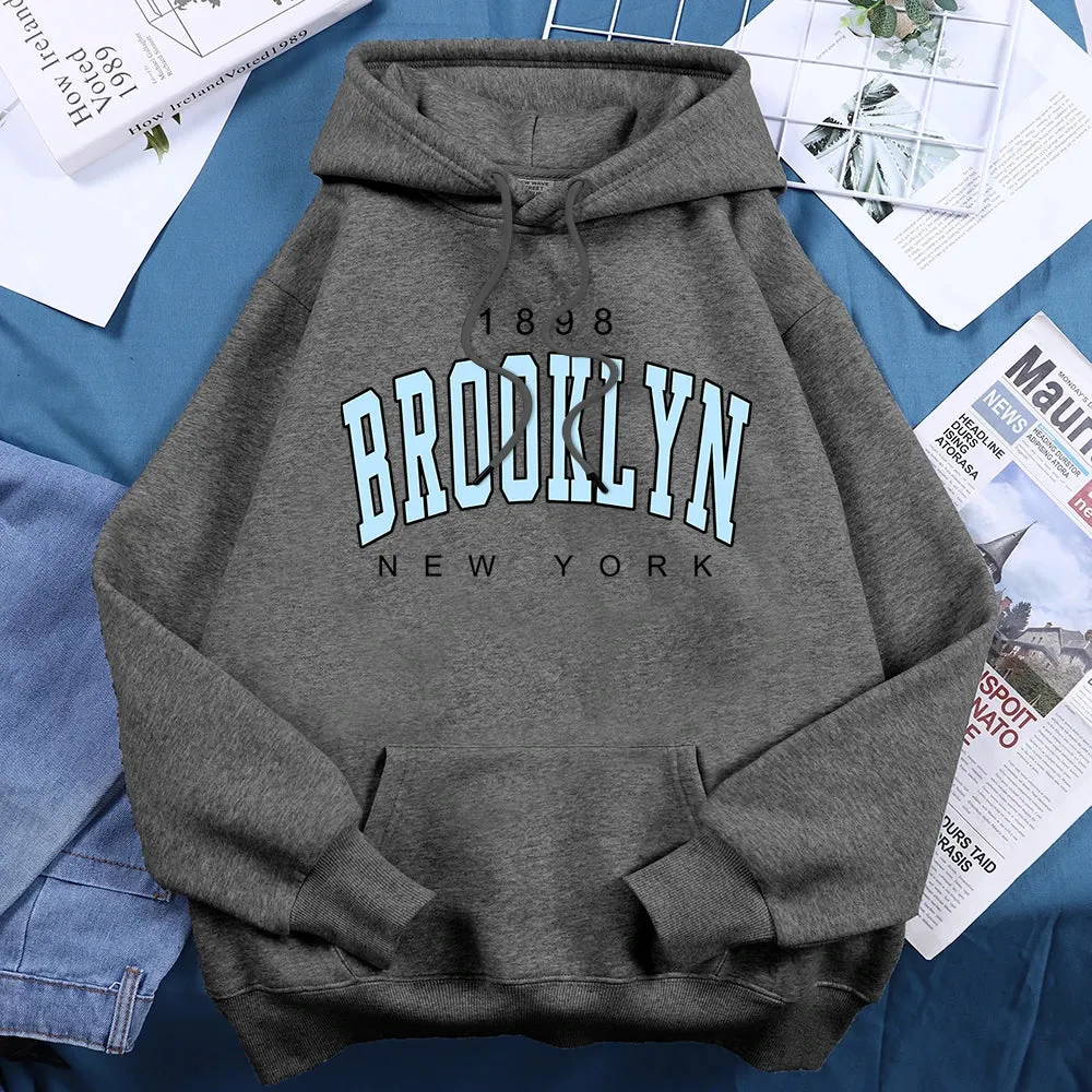 1898 Brooklyn New York Hoodie – Comfort Sweatshirts