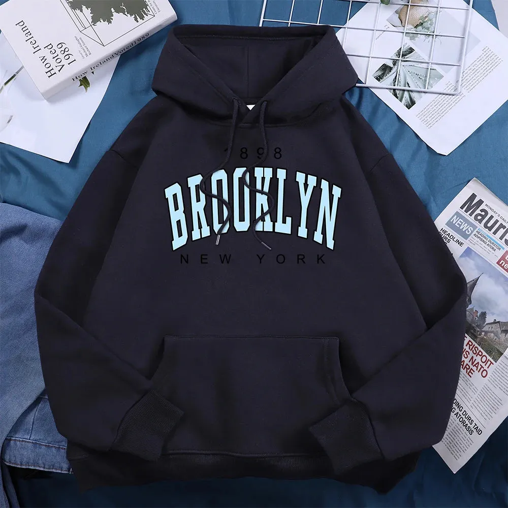 1898 Brooklyn New York Hoodie – Comfort Sweatshirts