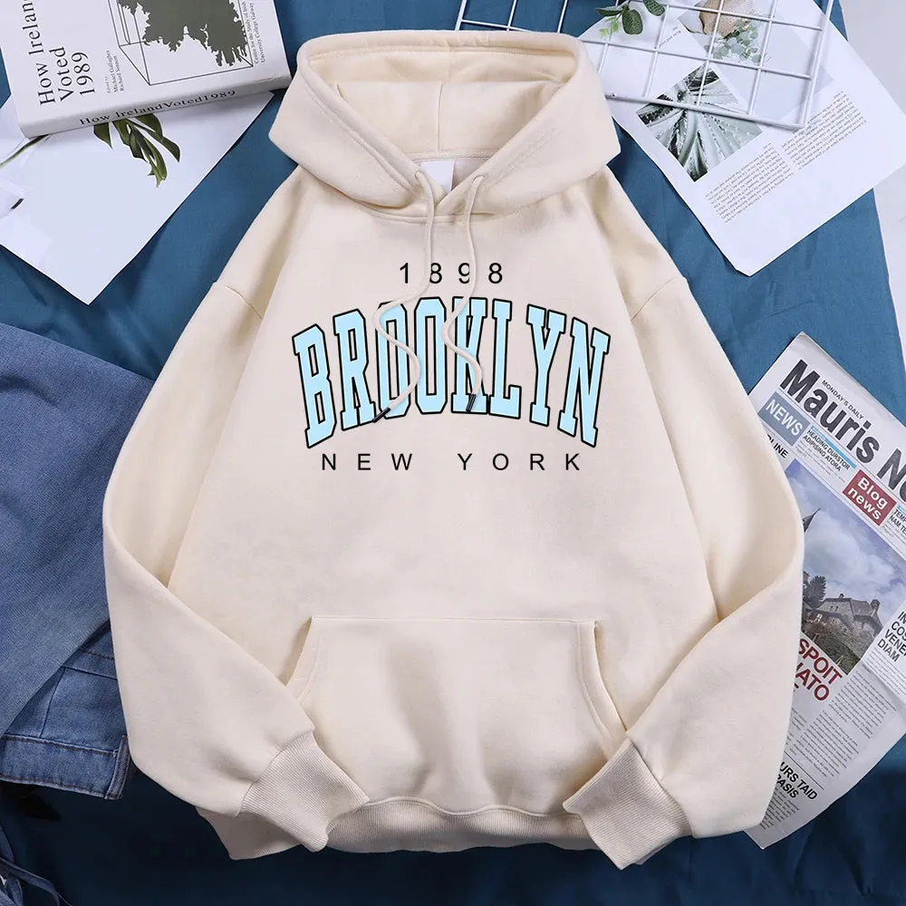 1898 Brooklyn New York Hoodie – Comfort Sweatshirts