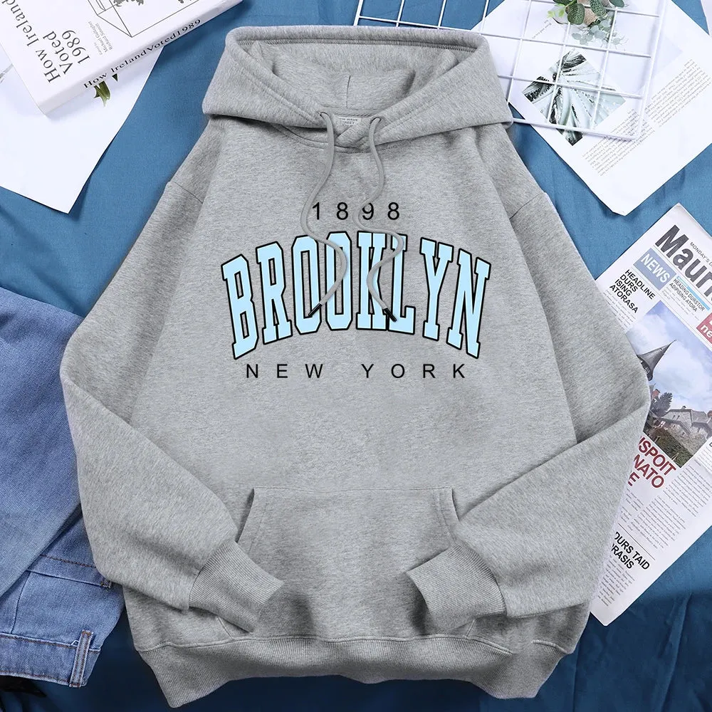 1898 Brooklyn New York Hoodie – Comfort Sweatshirts
