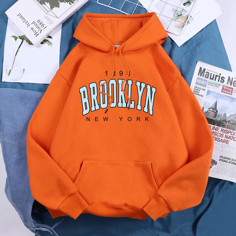 1898 Brooklyn New York Hoodie – Comfort Sweatshirts