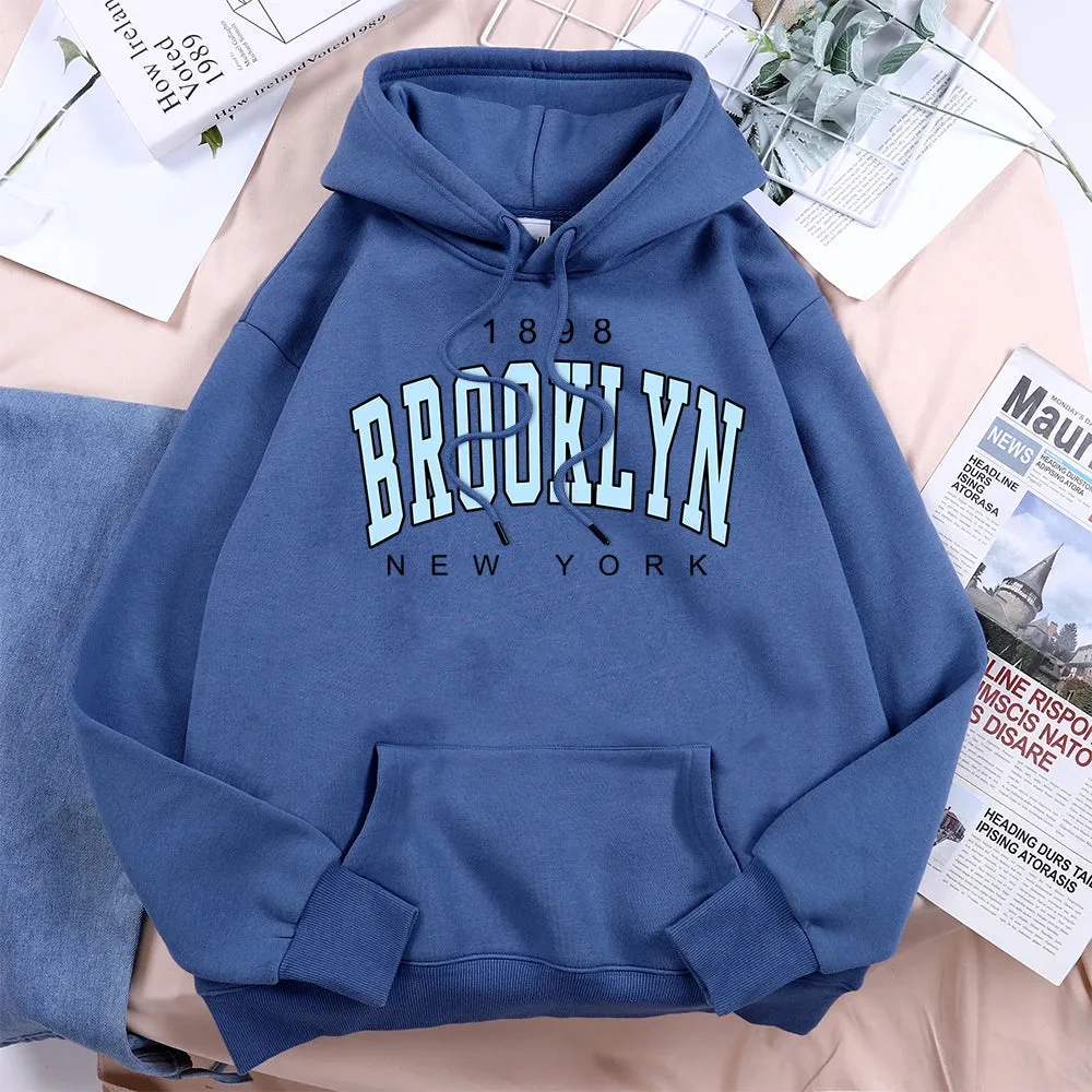 1898 Brooklyn New York Hoodie – Comfort Sweatshirts