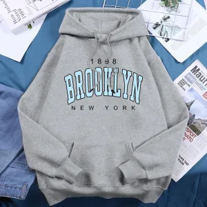1898 Brooklyn New York Hoodie – Comfort Sweatshirts