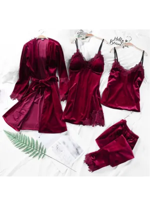 4 piece Pajama Set