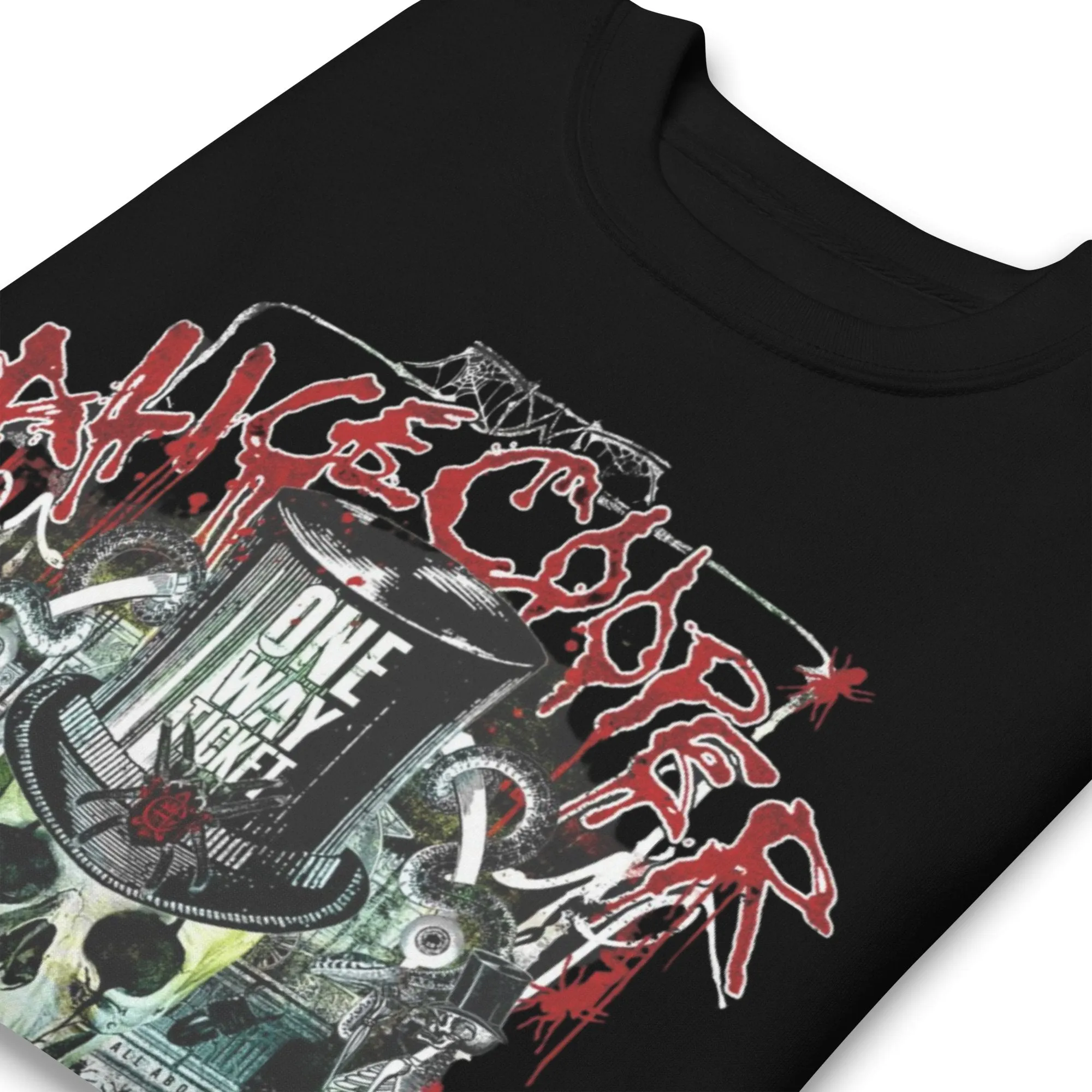 Alice Cooper Nightmare Express Jumbo Print Sweatshirt