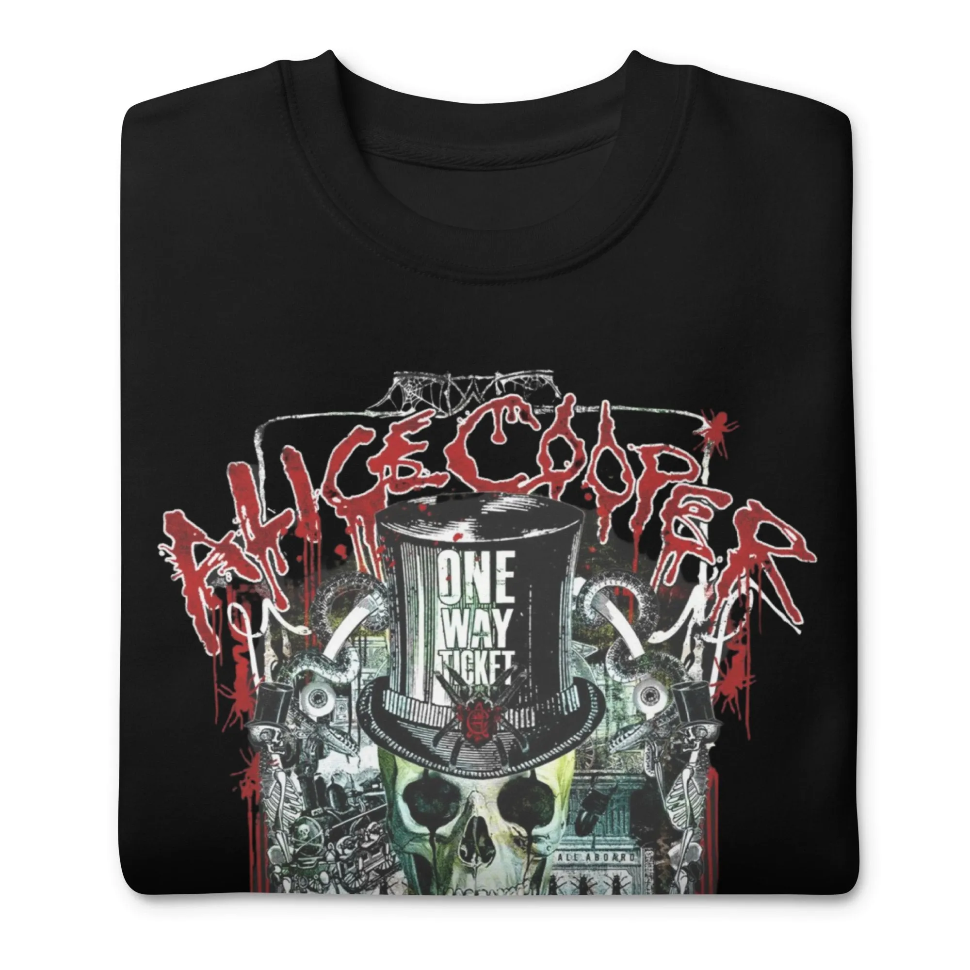 Alice Cooper Nightmare Express Jumbo Print Sweatshirt