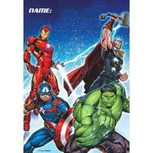 Avengers Epic Loot Bags Plastic - Pack of 8