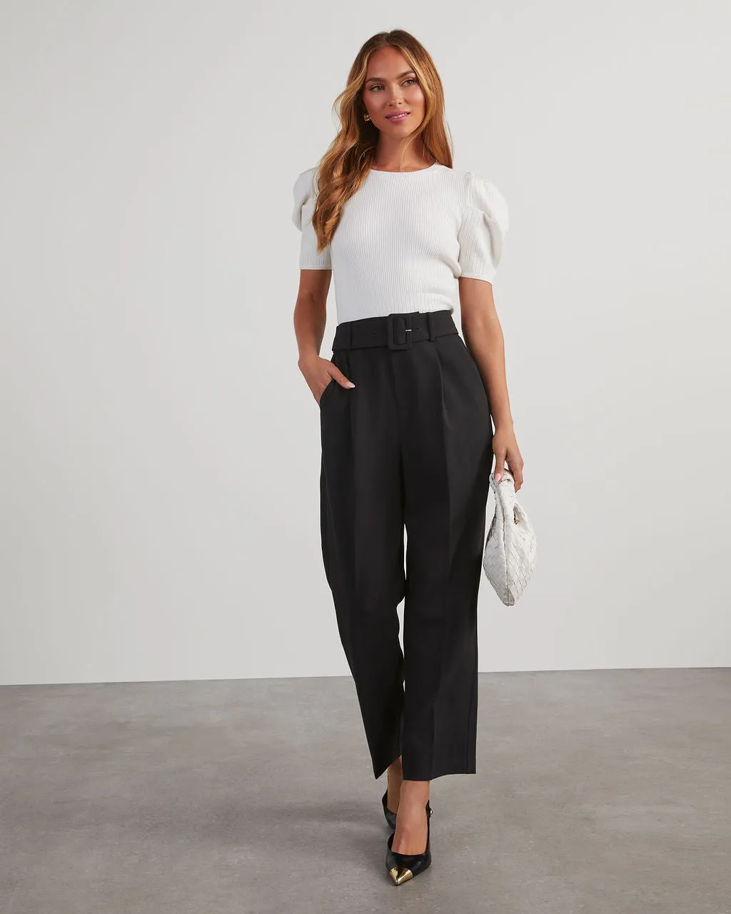 Axel Puff Short Sleeve Top