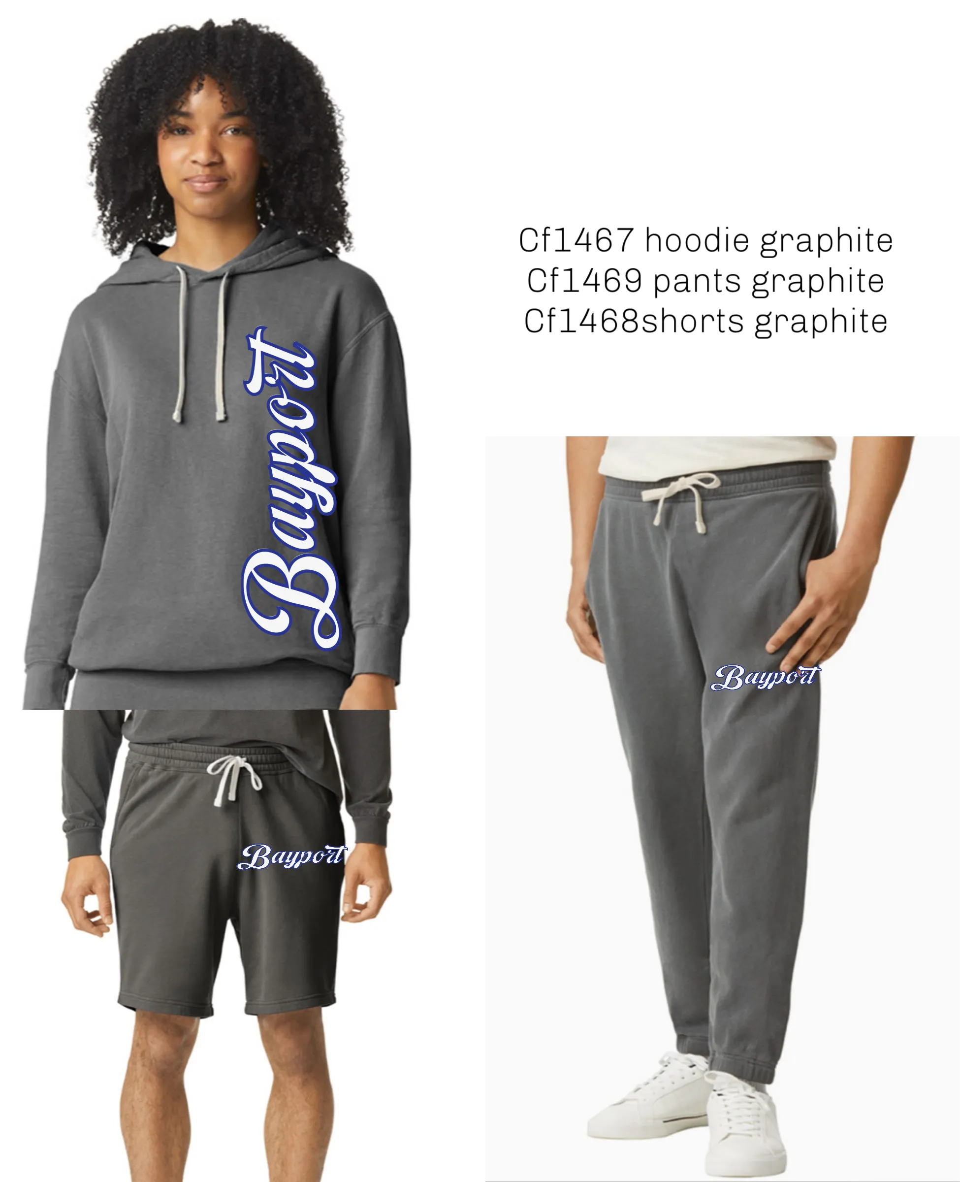 BAYPORT  Leisure Set Comfort Colors Shorts