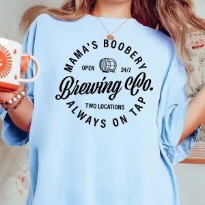Boobery - Always on Tap Comfort Color Wholesale Tee