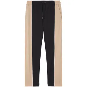 Burberry contrast-stripe grain de Poudre-wool track pants
