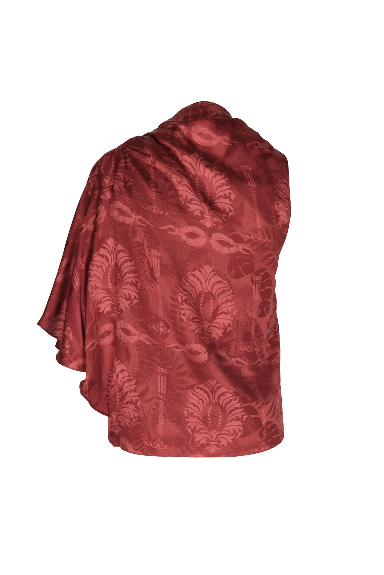 Chiminango Jacquard Blouse / Wine