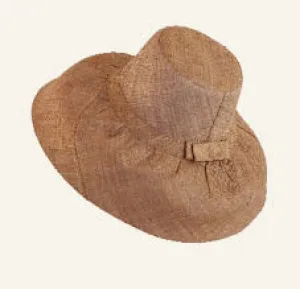 Demi Capeline Raffia Hat - Beige