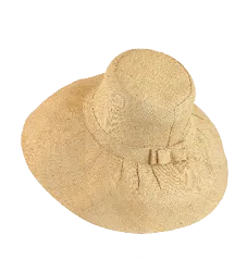 Demi Capeline Raffia Hat - Natural