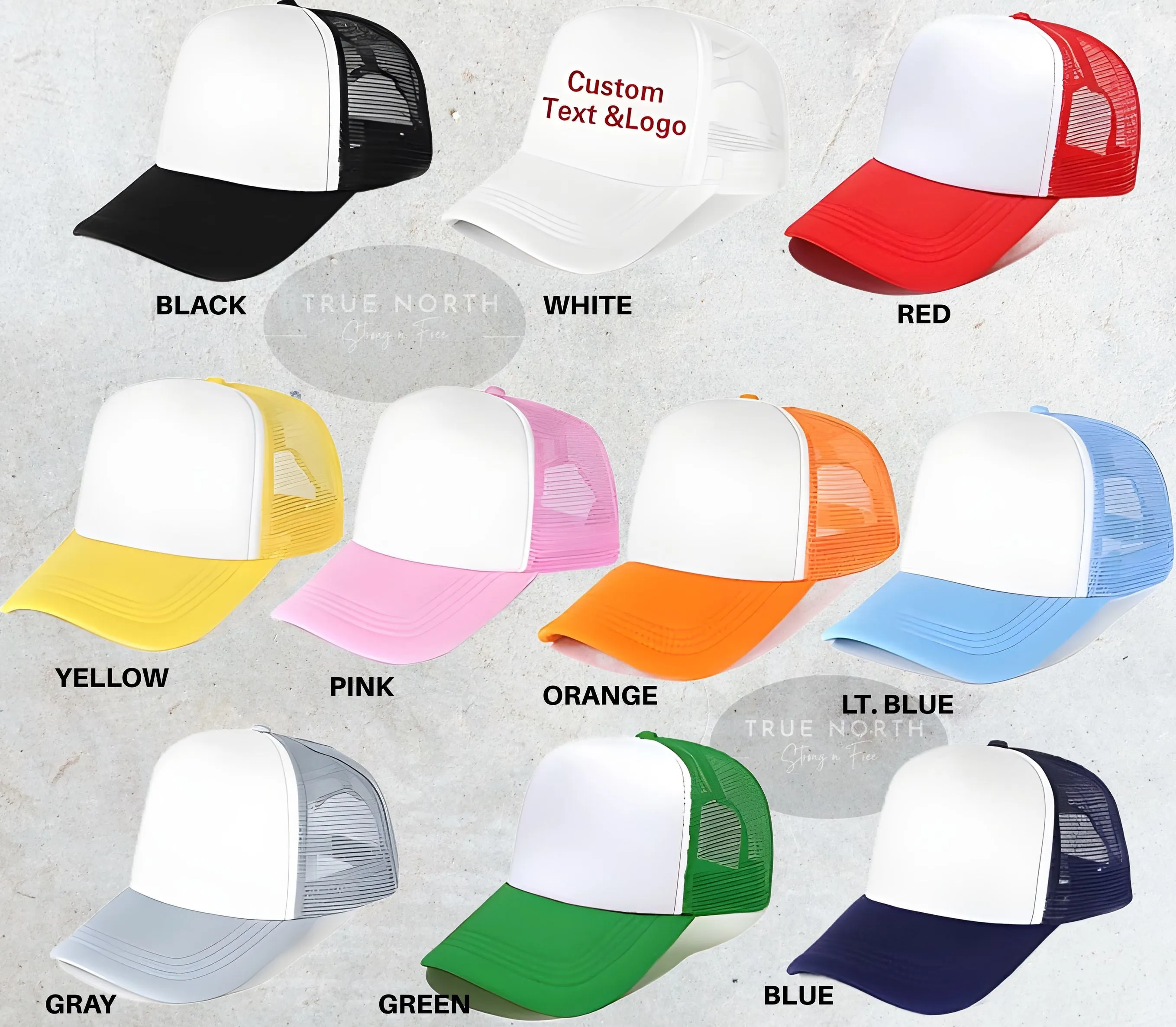 Design 2 Unisex Mesh Trucker Hat - Durable and Stylish