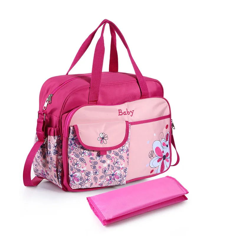 Diaper Bags Mommy Bag Large Capacity Multi-Functional Fashion One Shoulder Crossbody Waterproof