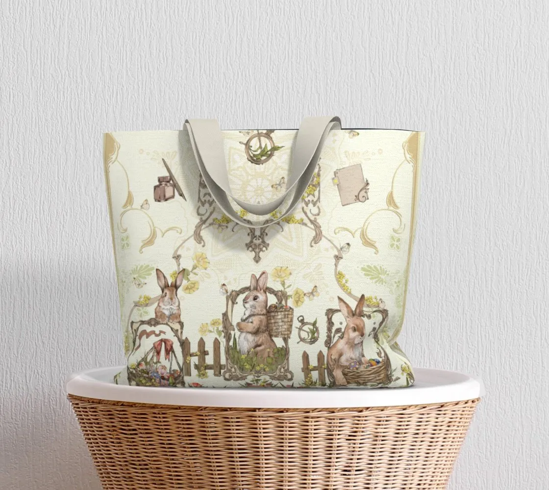 Egg Hunting - Ivory Tote Bag