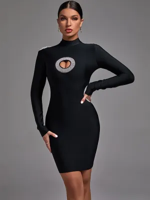 Elegant Long Sleeve Party Dress