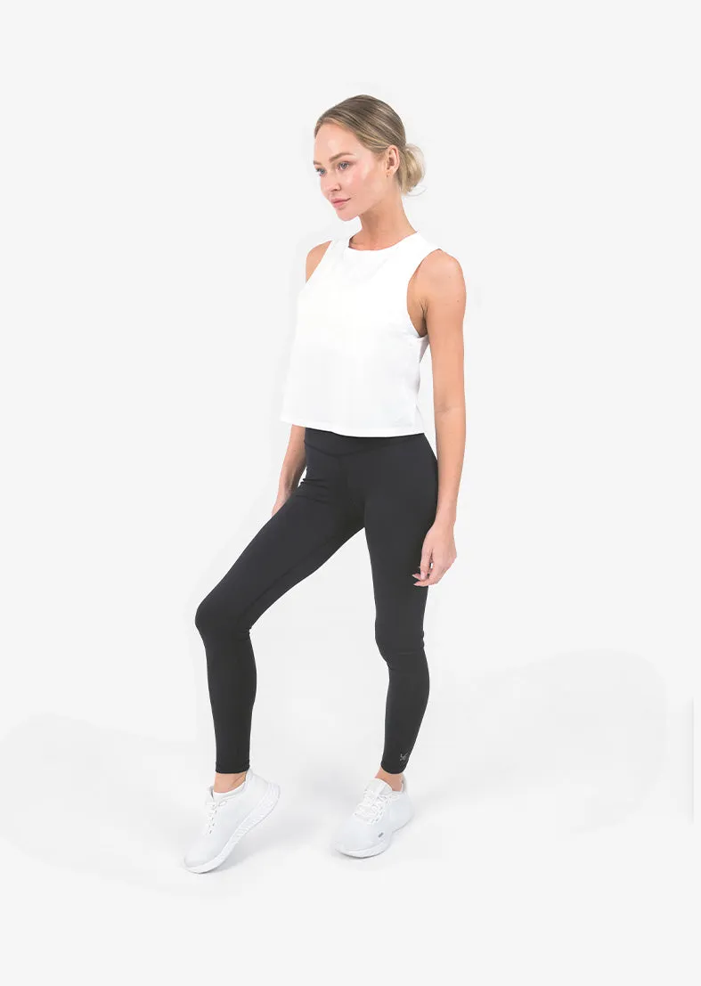 Elevate Muscle Tee White