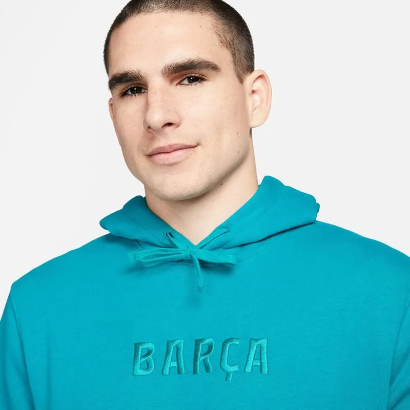 FC Barcelona Men's Hoodie Sweatshirt - Classic Comfort with Kangaroo Pocket
