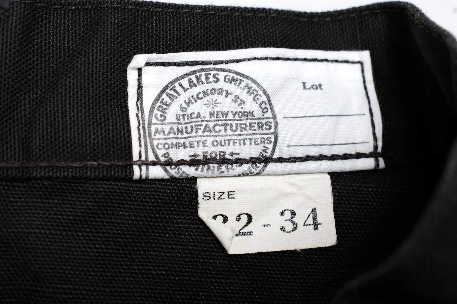 Freewheelers "Faller" Duck Canvas Trousers (Black)