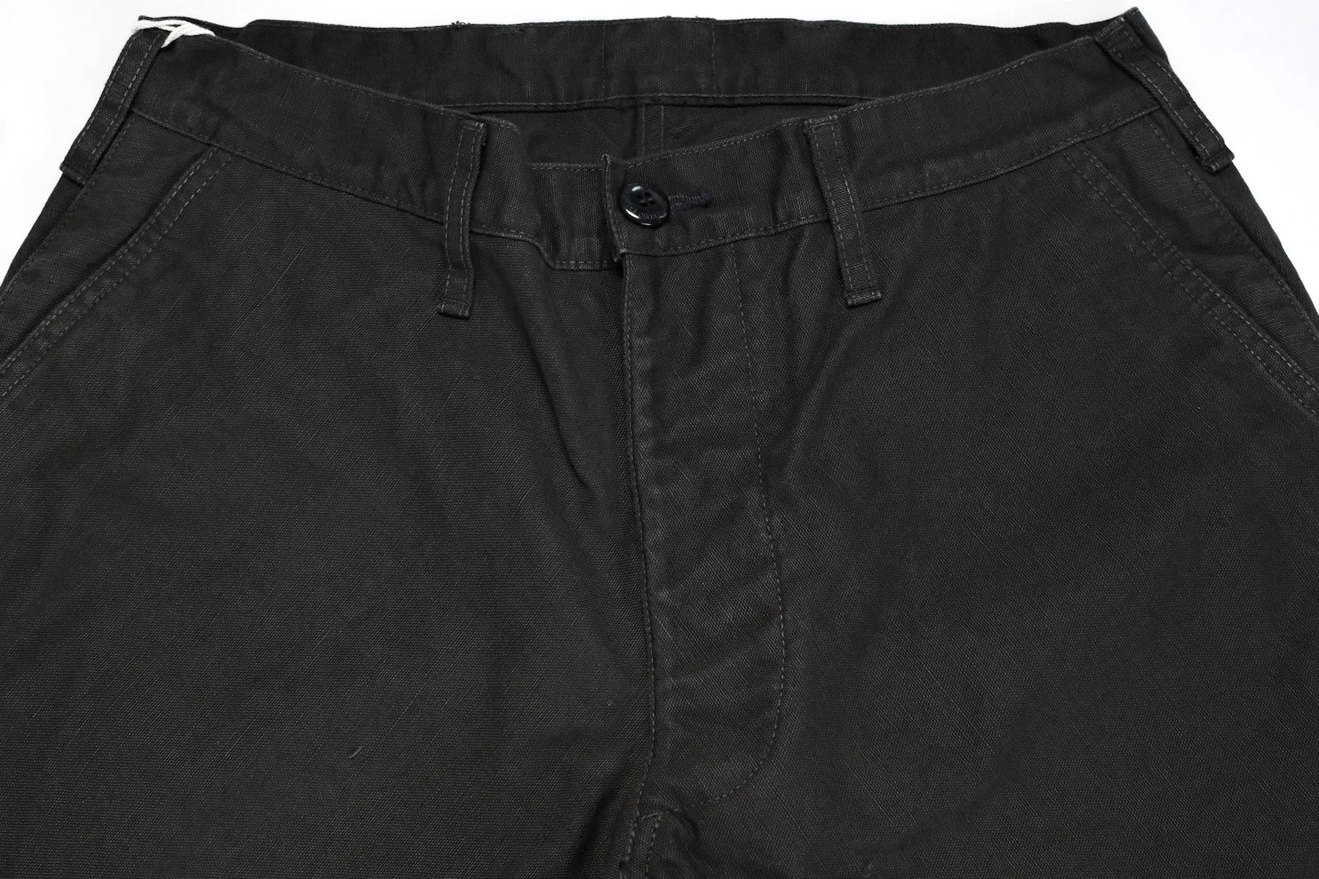 Freewheelers "Faller" Duck Canvas Trousers (Black)