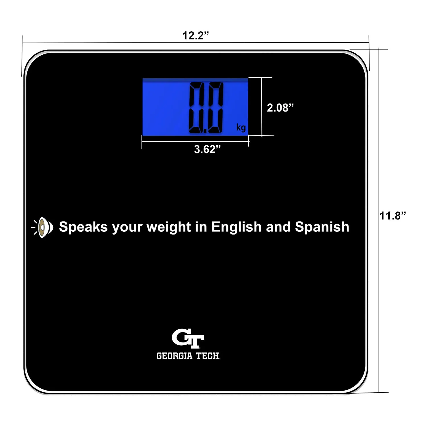 Georgia Tech Yellow Jackets Echo-400 Large Talking Bathroom Scale