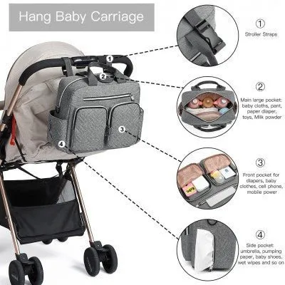 Grey Functional changing bag