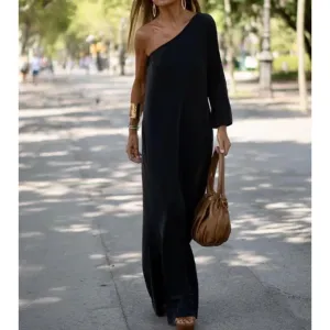 Isabella™ - Elegant One-Shoulder Dress