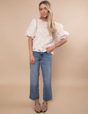 Jessica Crochet Top