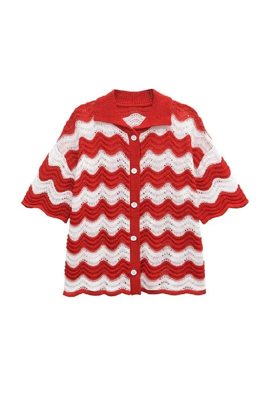 Knit Color Block Set