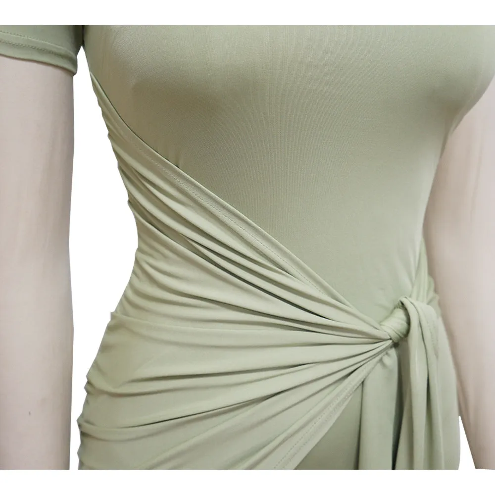 Knot Front Bodycon Dress
