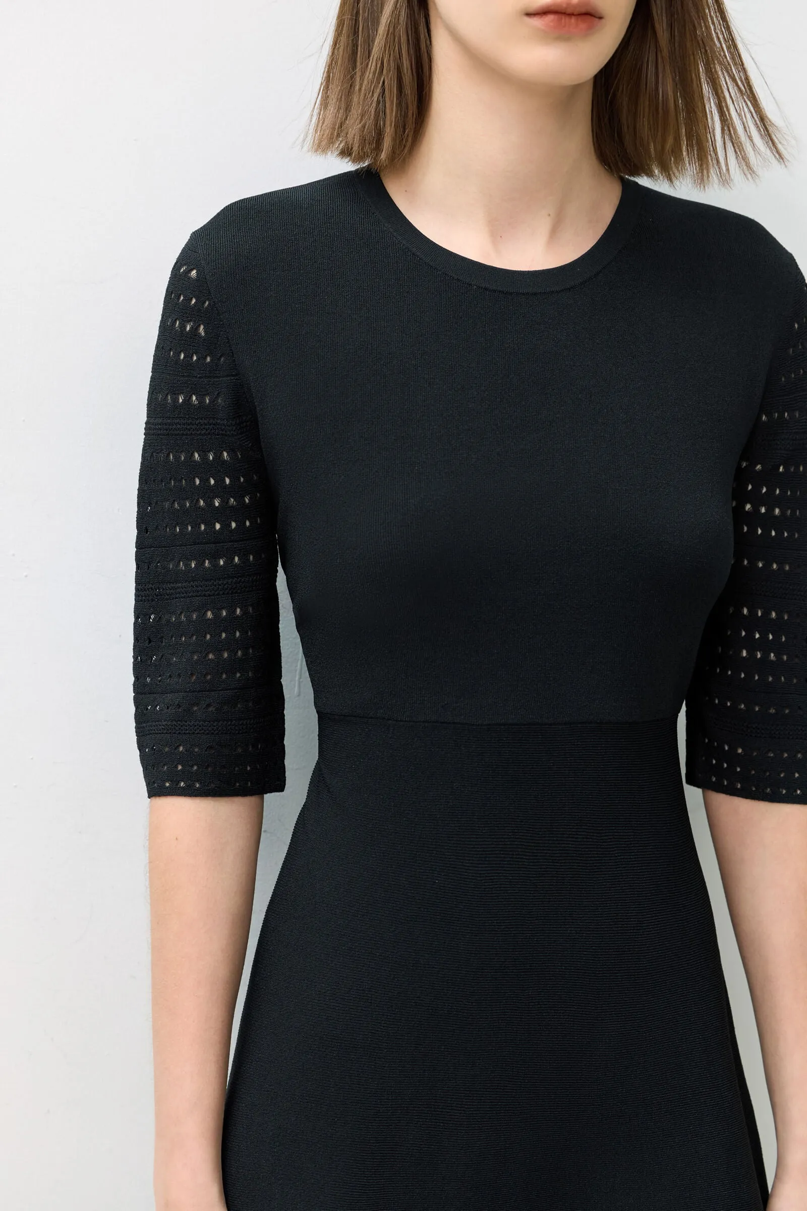 LILY Elegant Lace Black Dress