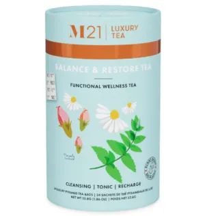 M21 Functional Wellness Luxury Tea | Balance & Restore