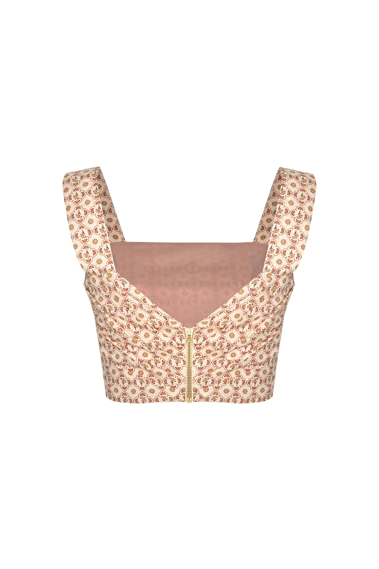 Marimba Cotton Bio Top / Beige May Flower