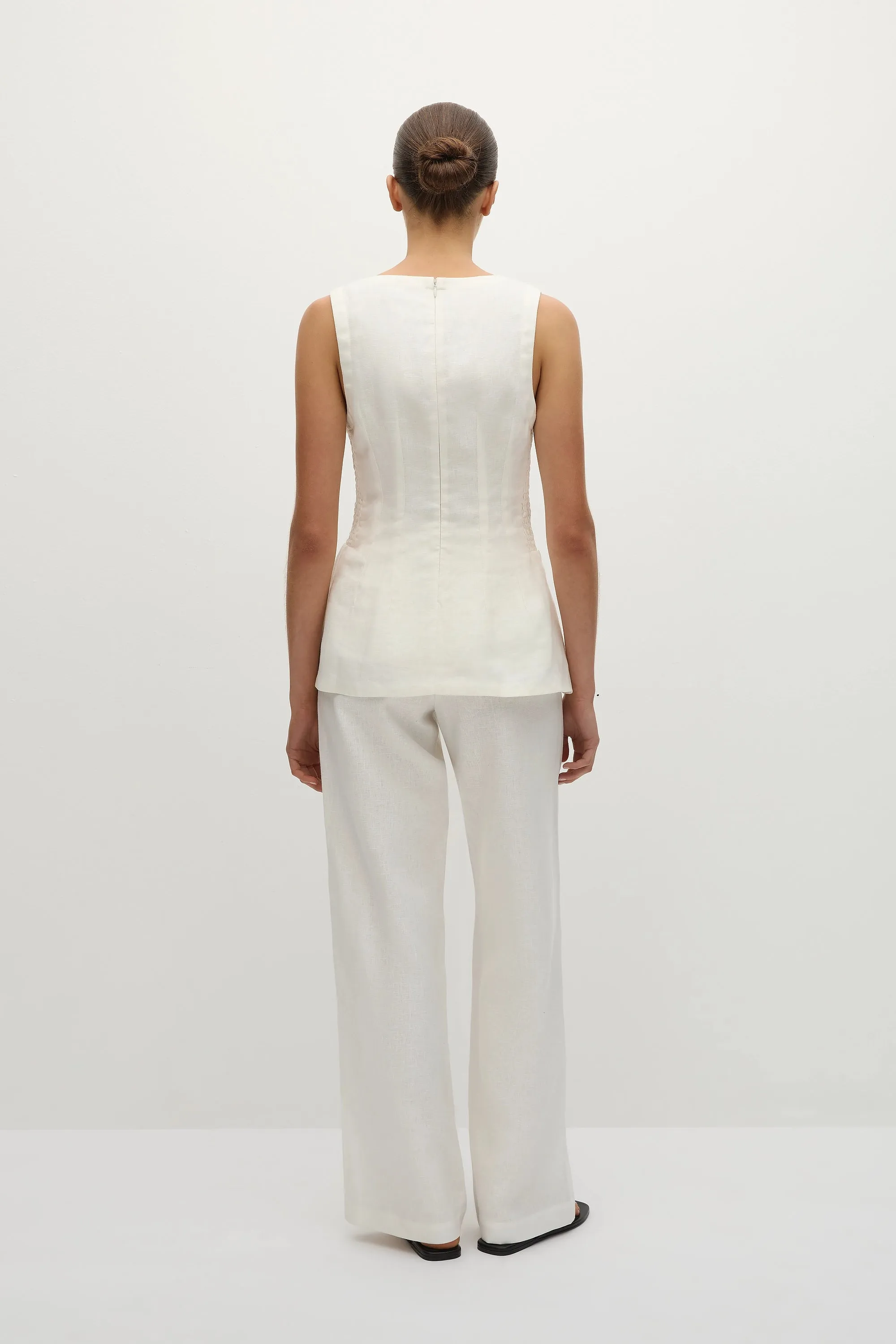 Melia Top White
