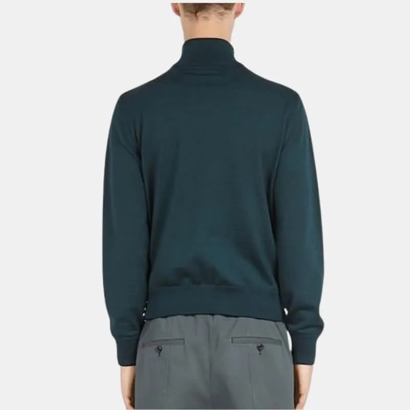 Mens Teal Green Bomber Suede Leather Jacket 