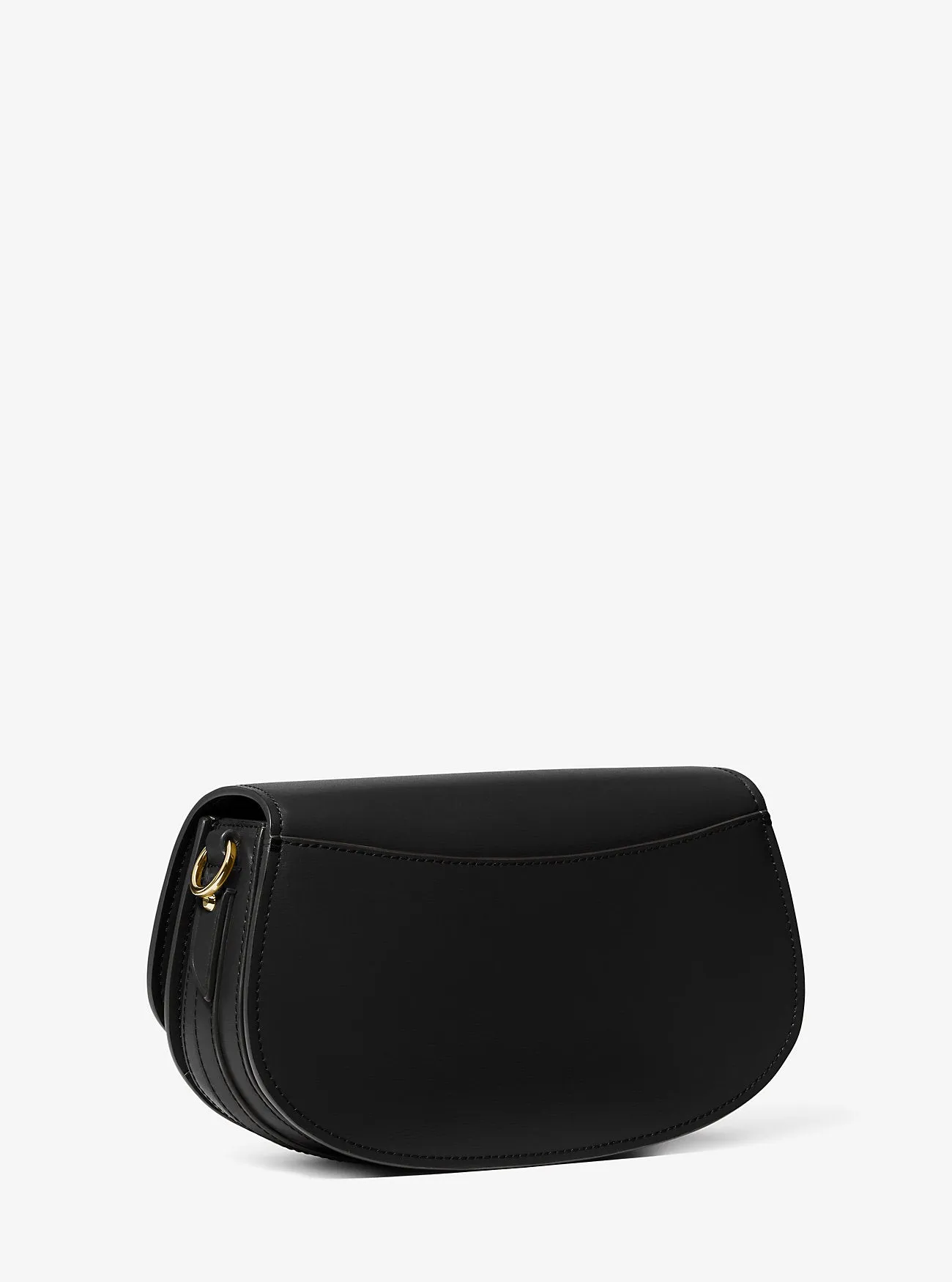 Michael Michael Kors Mila Medium Leather Messenger Bag, black