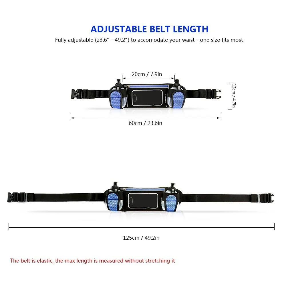Multi-functional Hydration Running Waist Bag - Unisex