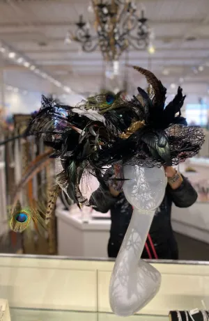Natural Fascinator Black