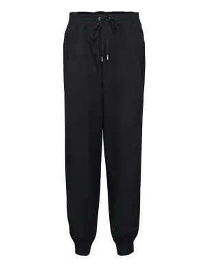 Nylon Pull On Tie Waist Side Stitch Jogger
