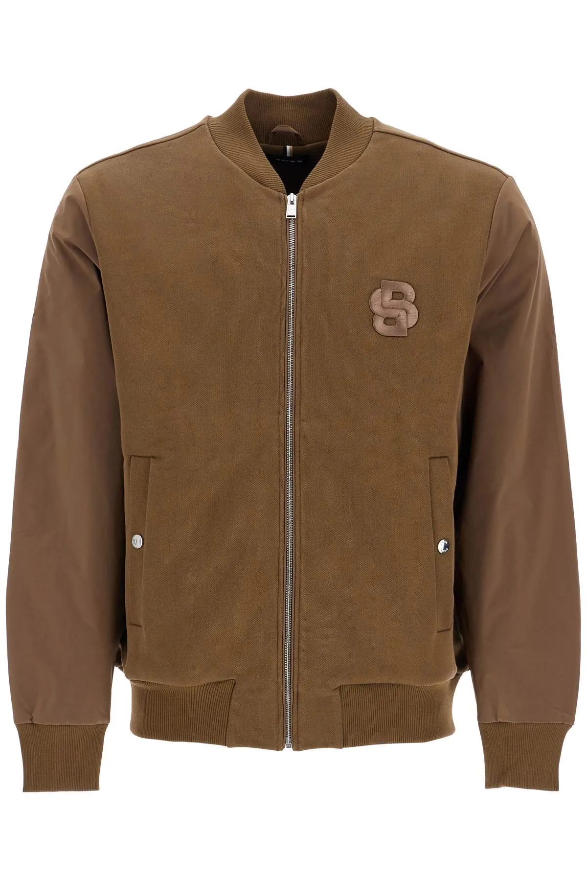open green zip hoodie regular fit c-salieri 23 50524338 OPEN GREEN