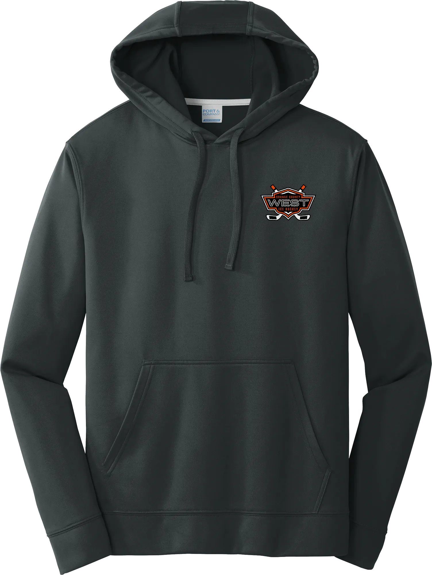 Orange County West Performance Fleece Pullover Hooded Sweatshirt