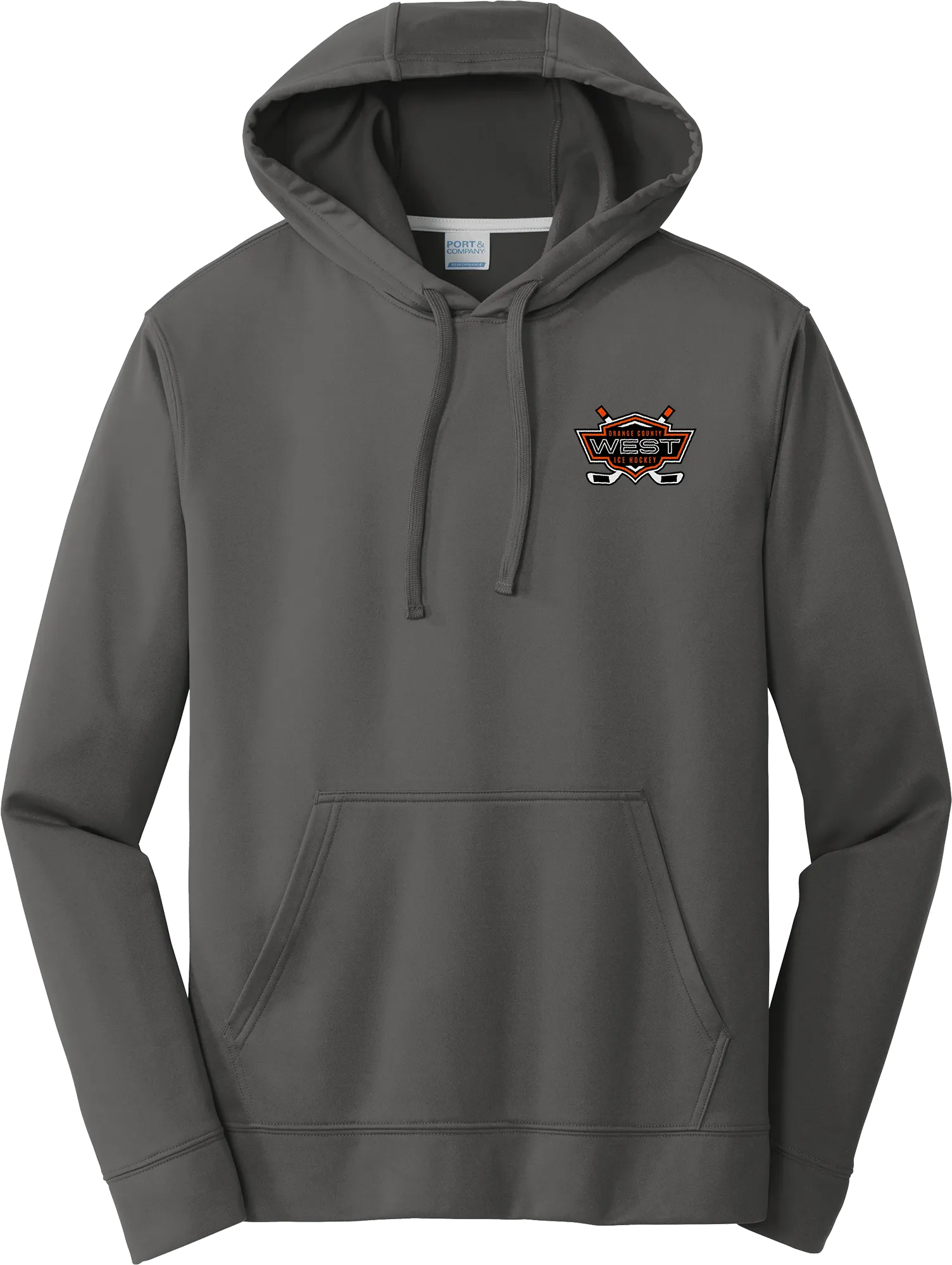Orange County West Performance Fleece Pullover Hooded Sweatshirt