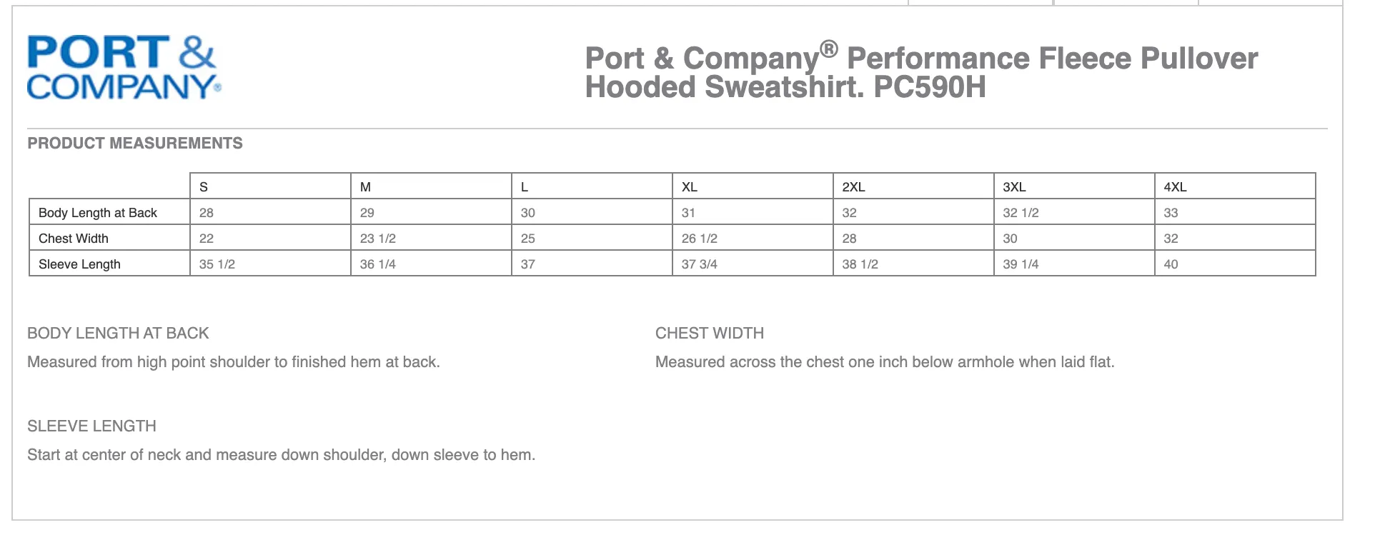 Port & Company® Performance Fleece Pullover Hooded Sweatshirt Adult- CC Phoenix soccer